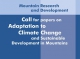Call for papers, climate change and SMD